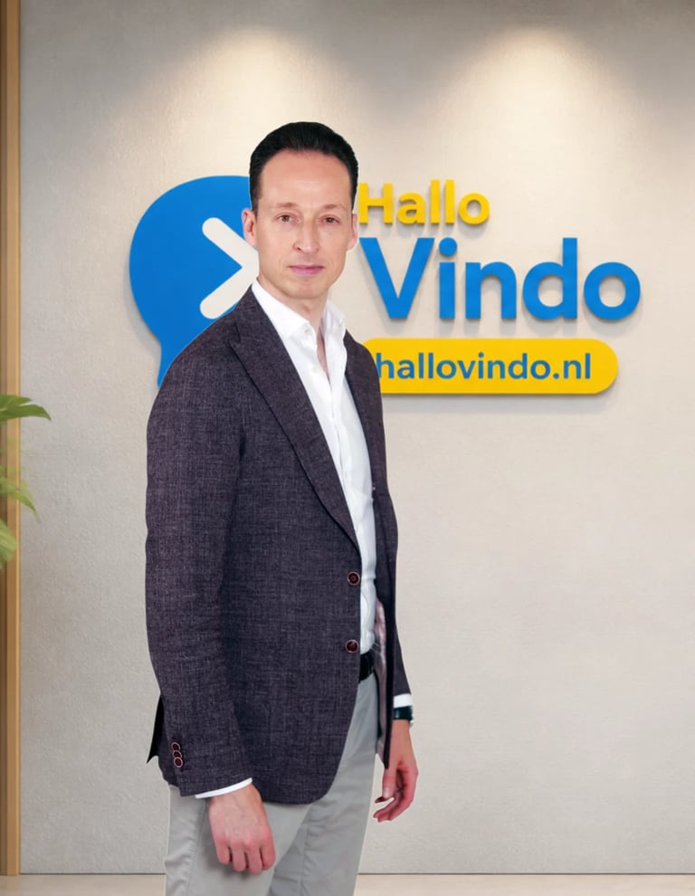 Jeffrey van de Schraaf, oprichter van Hallo Vindo